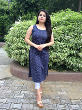 Blue Printed Kurti